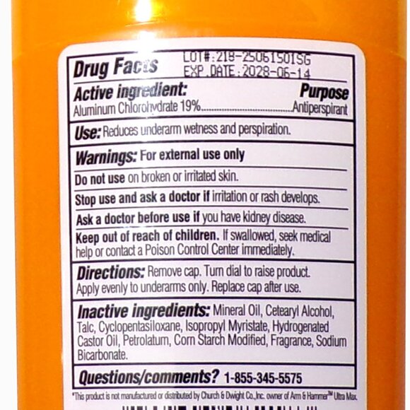 Extra Care Antiperspirant Deodorant Max Fresh Clean Powder & Fresh Clean - Picture 2 of 2